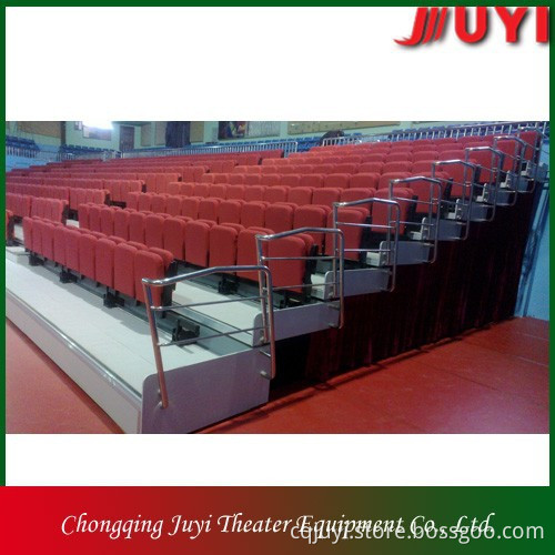 JY-768 factory price telescopic indoor folding aluminum bleachers